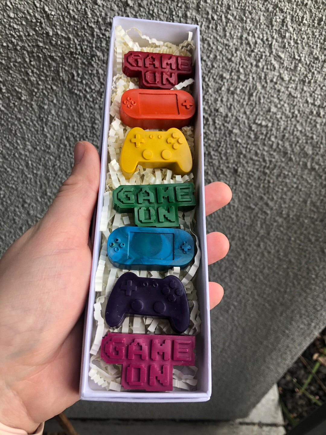 Video Game Crayons Handmade Party Favors Gaming Lovers Custom Crayons