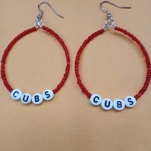 CHICAGO CUBS EARRINGS