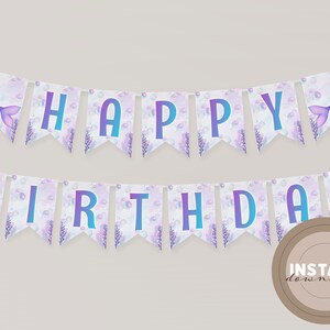 Mermaid Birthday Banner | Printable