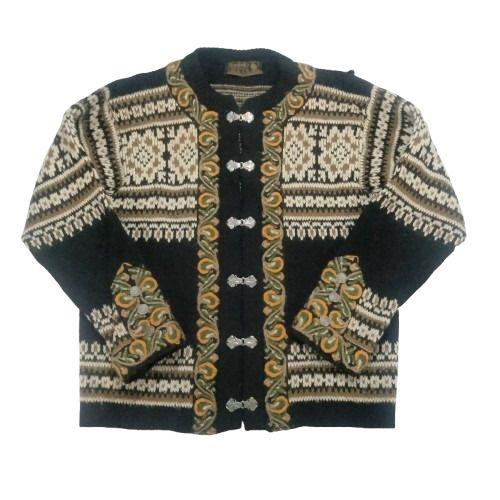 トップス Nordstrikk Wool Knit Tirol Cardigan Vintage Nordstrikk Sweater Cardigan Wool Metal Clasp Norway
