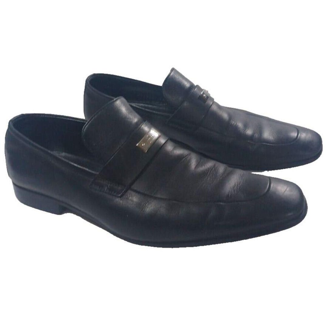Vintage Gucci Men’s Florence Black Leather Slip On Loafers Size 8 D Vintage Gucci Men Loafers Sz 8 D Black Horsebit - Etsy main image 3