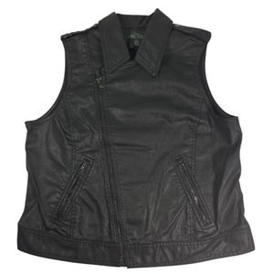 Ralph Lauren Leather Vest - Etsy