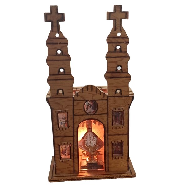 Folk Art Church - Etsy