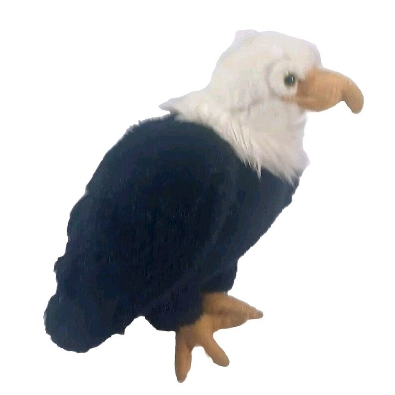 Aurora Regal American Bald Eagle Plush Toy Bird of Prey 12 Stuffed