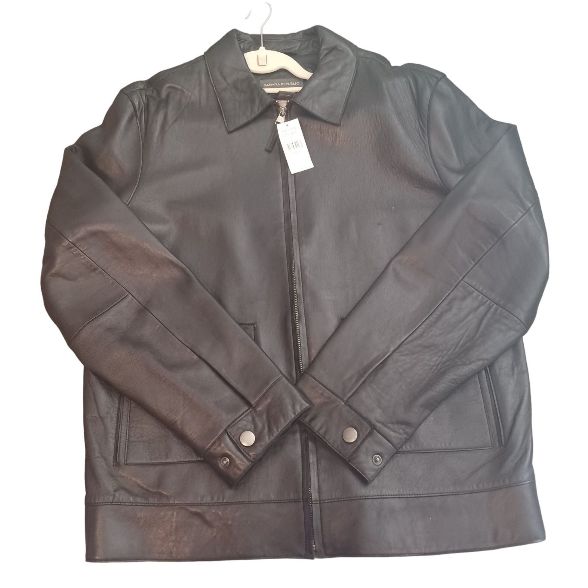 Vintage Banana Republic Leather Jacket - Etsy