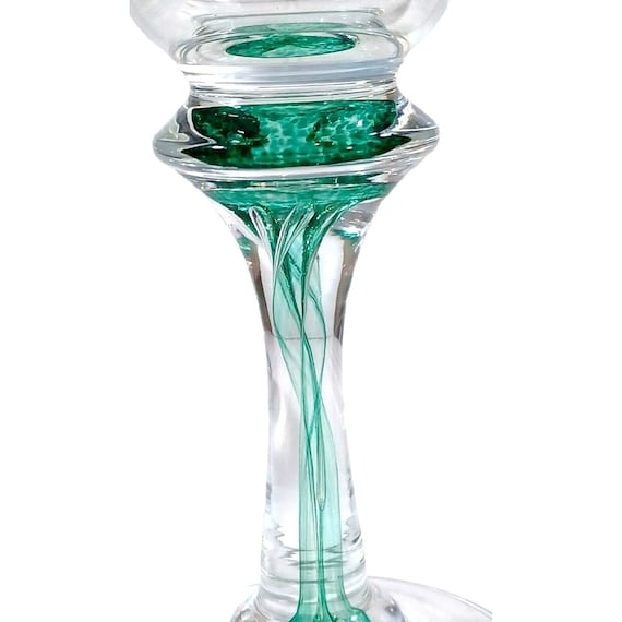 Jerpoint Irish Green Twist Hand Blown Wine Art Glass Kilkenny - Etsy
