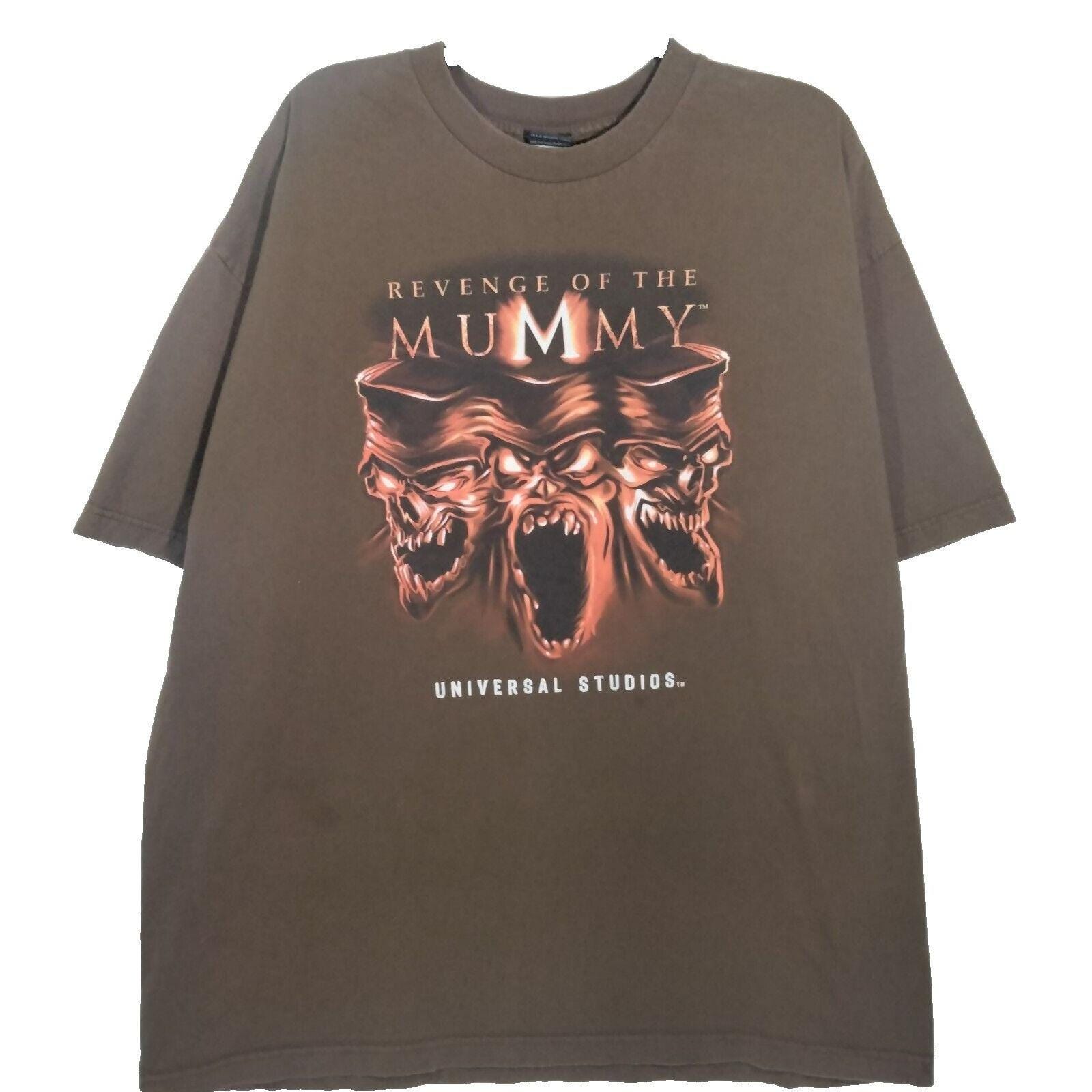 Rare Vintage Universal Studios Men 2XL Revenge of the Mummy Movie