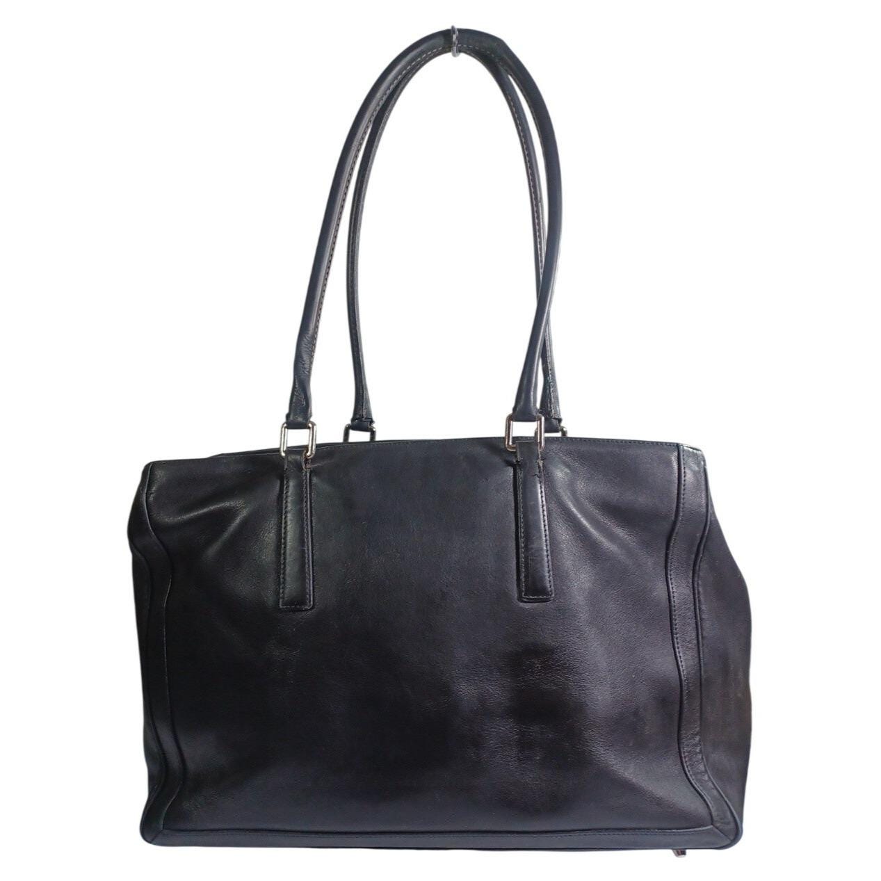 Vintage Coach 9420 Bonnie Cashin Legacy Black Glove Leather Tote
