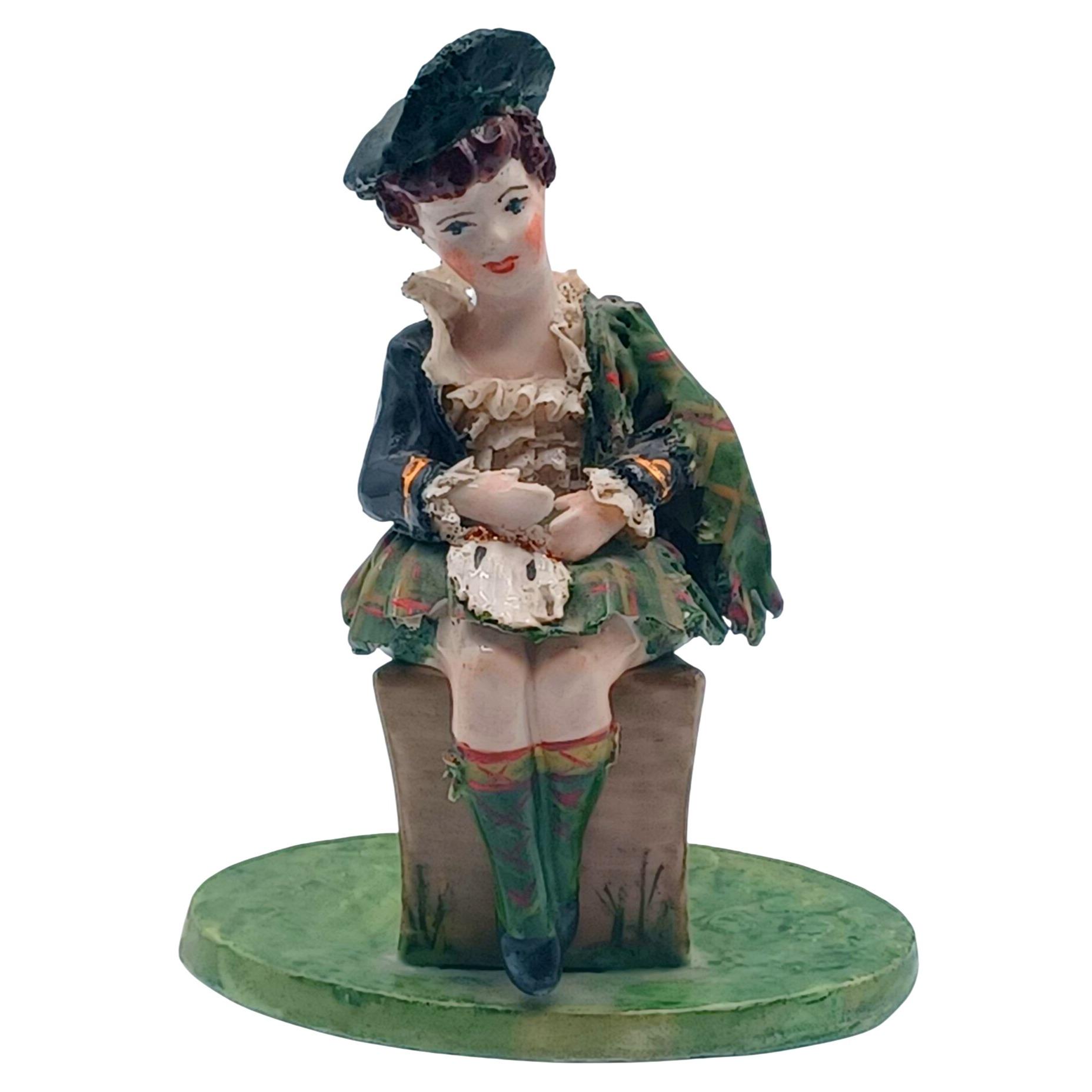 Vintage Irish Dresden Figurine - Etsy