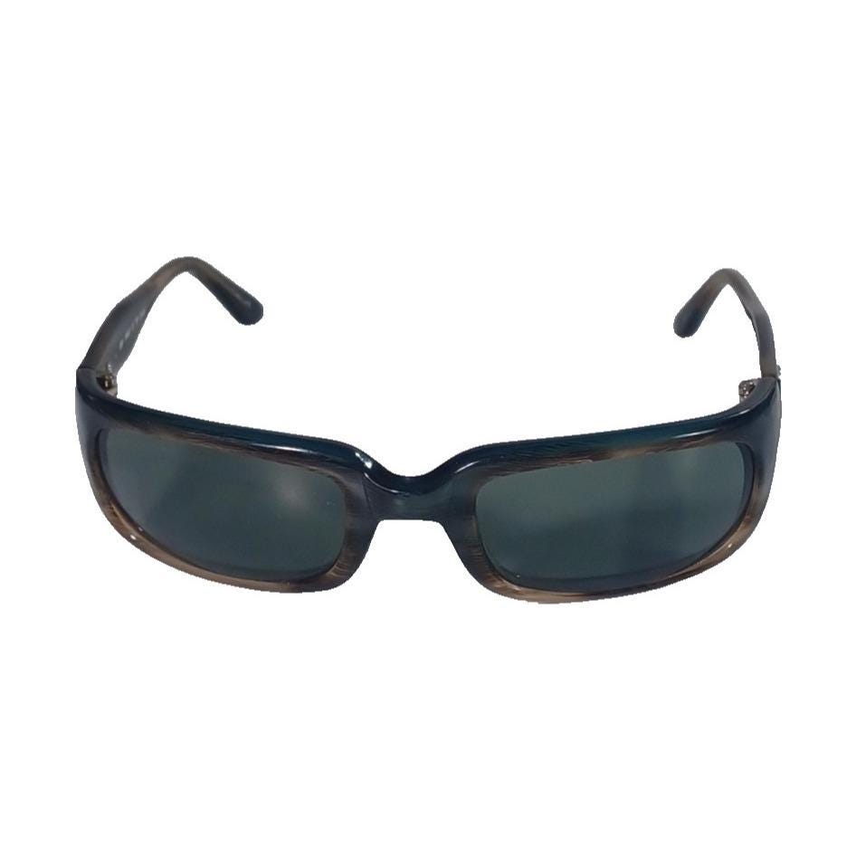 Vintage Smith Wrap Sunglasses Clutch Glass Lens Seaweed Green Blue Brown Smith Castaway Sunglasses Tortoise & ChromaPop Glass  main image 4