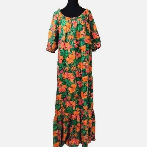 80s Mumu Dress - Etsy