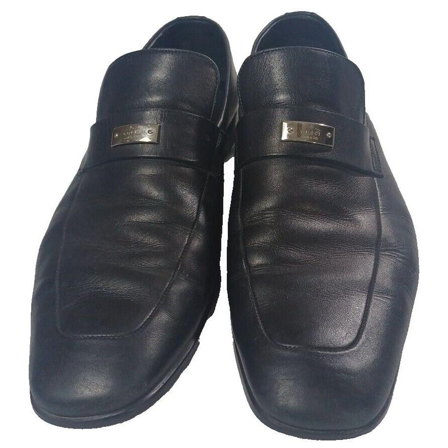 Vintage Gucci Men’s Florence Black Leather Slip On Loafers Size 8 D Vintage Gucci Men Loafers Sz 8 D Black Horsebit - Etsy main image 4