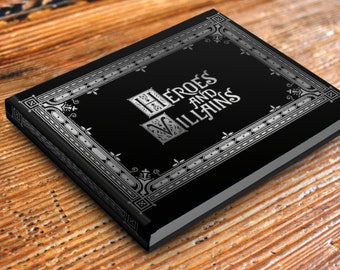 HEROES & VILLAINS Once Upon a Time Book. Henry&#39;s Book OUAT Replica Book - Handcrafted Fan-Made Storybook - Customized Tv Show Memorabilia