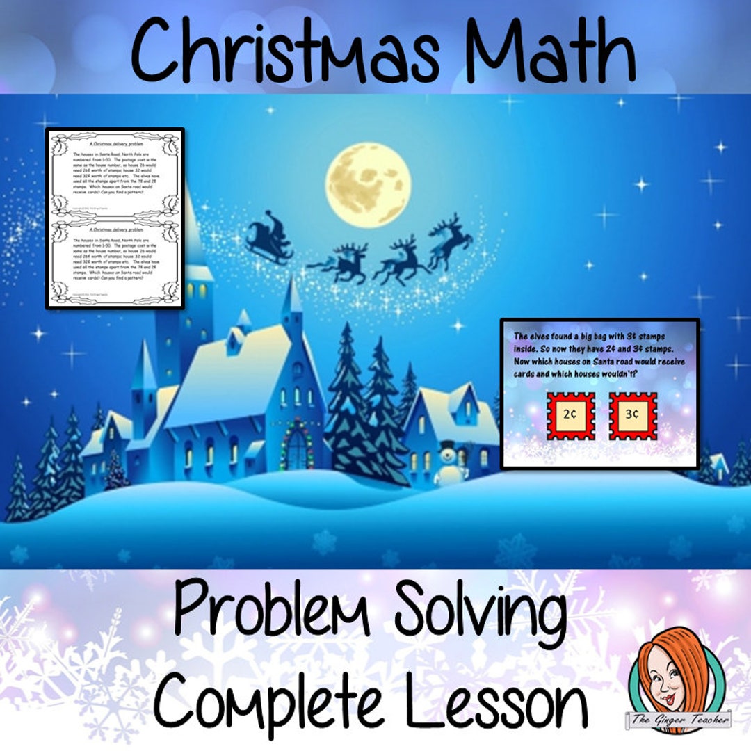 christmas maths problem solving year 6