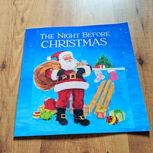 The Night Before Christmas Barney Book Replica Large Paperback