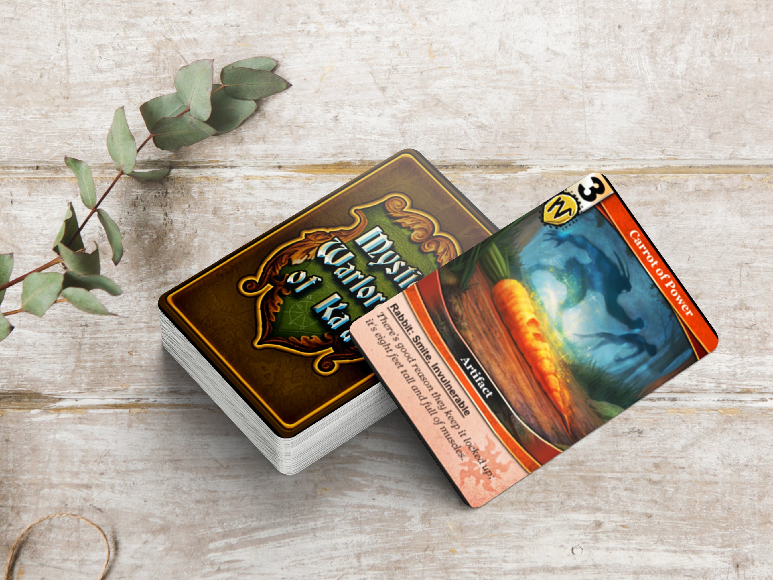 MYSTIC WARLORDS KA'A Card Game From the Big Bang Theory. - Etsy