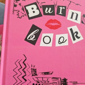 Burn Book Notebook from Mean Girls Movie and Stage Show