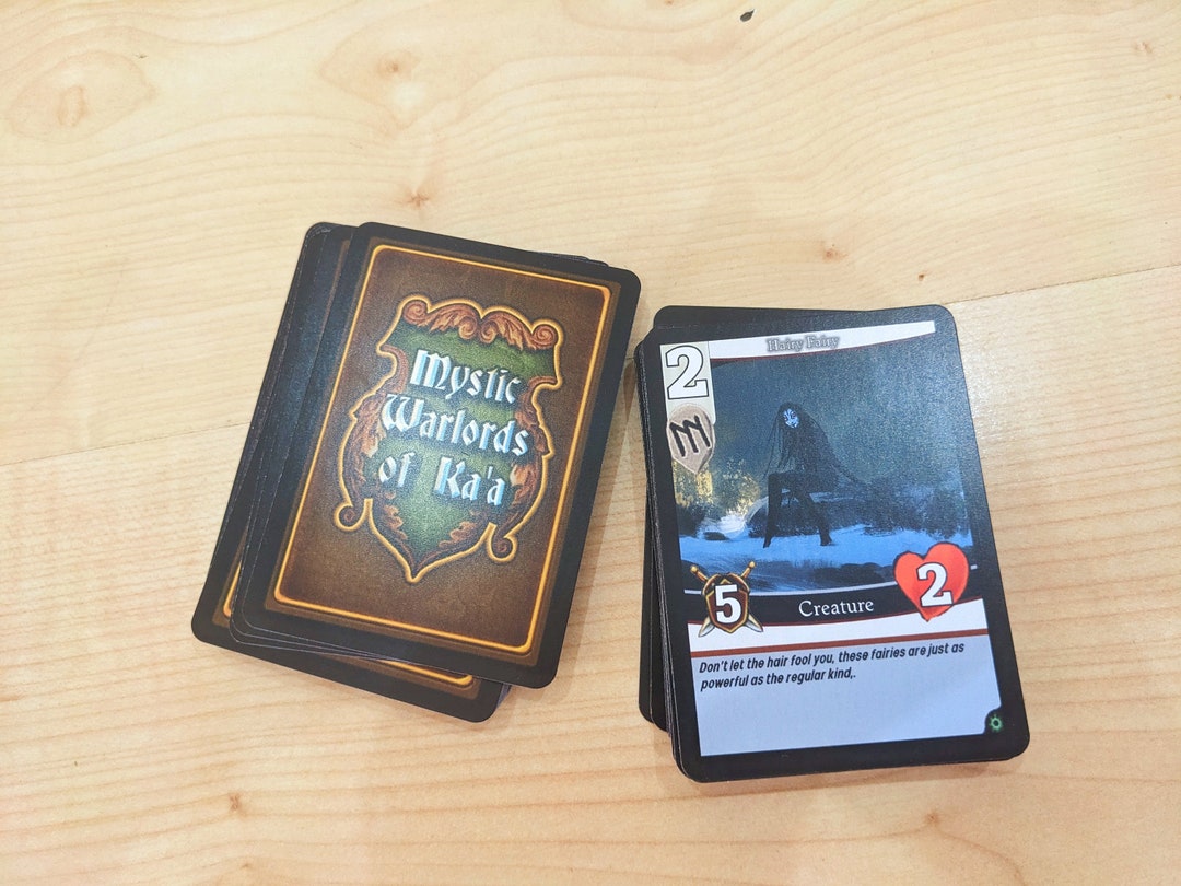 Mystic Warlords of Ka'a Card Game: the Big Bang Theory Fan Replica