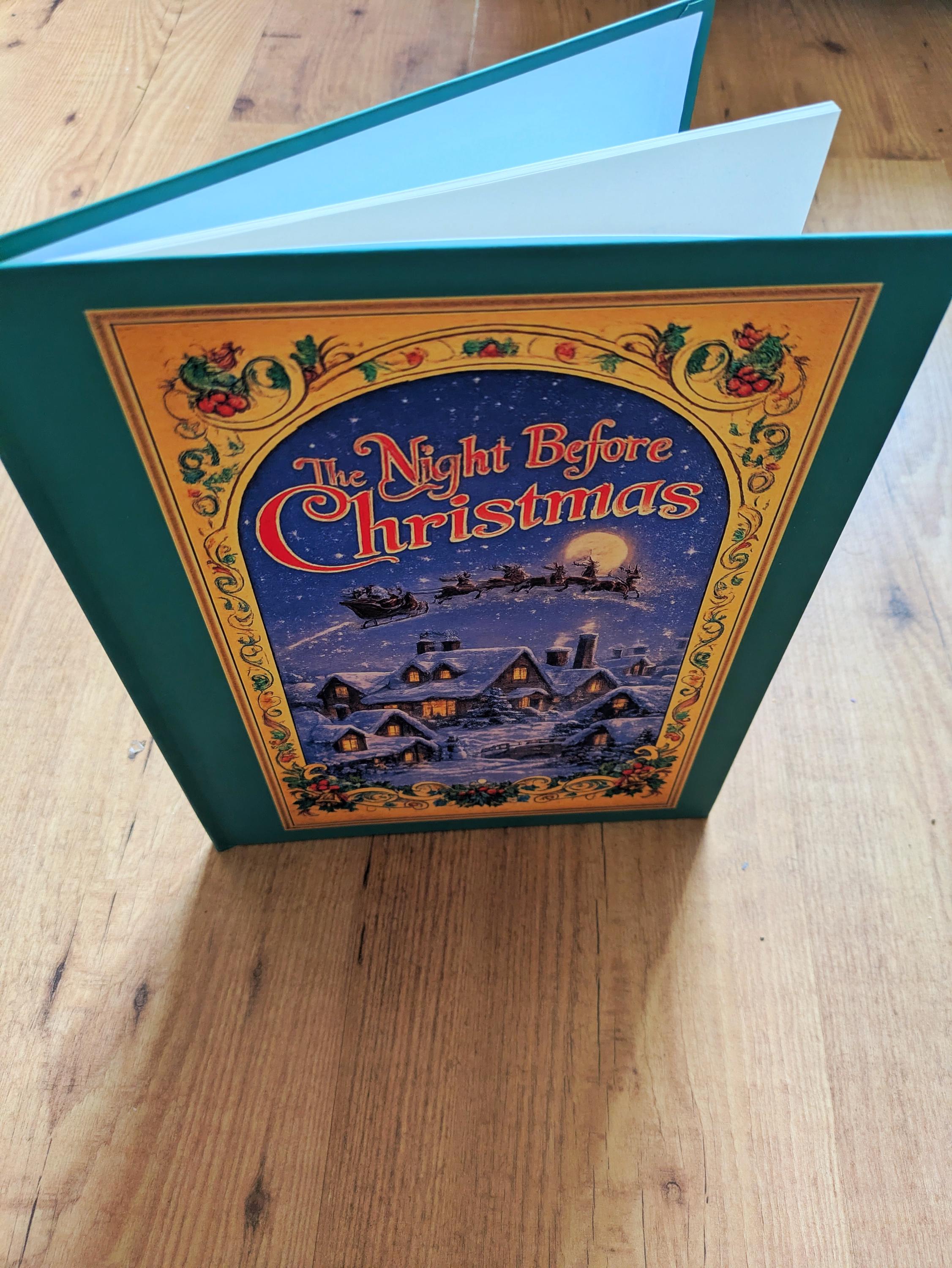 Barney - the Night Before Christmas [Import anglais](中古品) The Night Before Christmas Barney Book Replica | 90s TV Prop