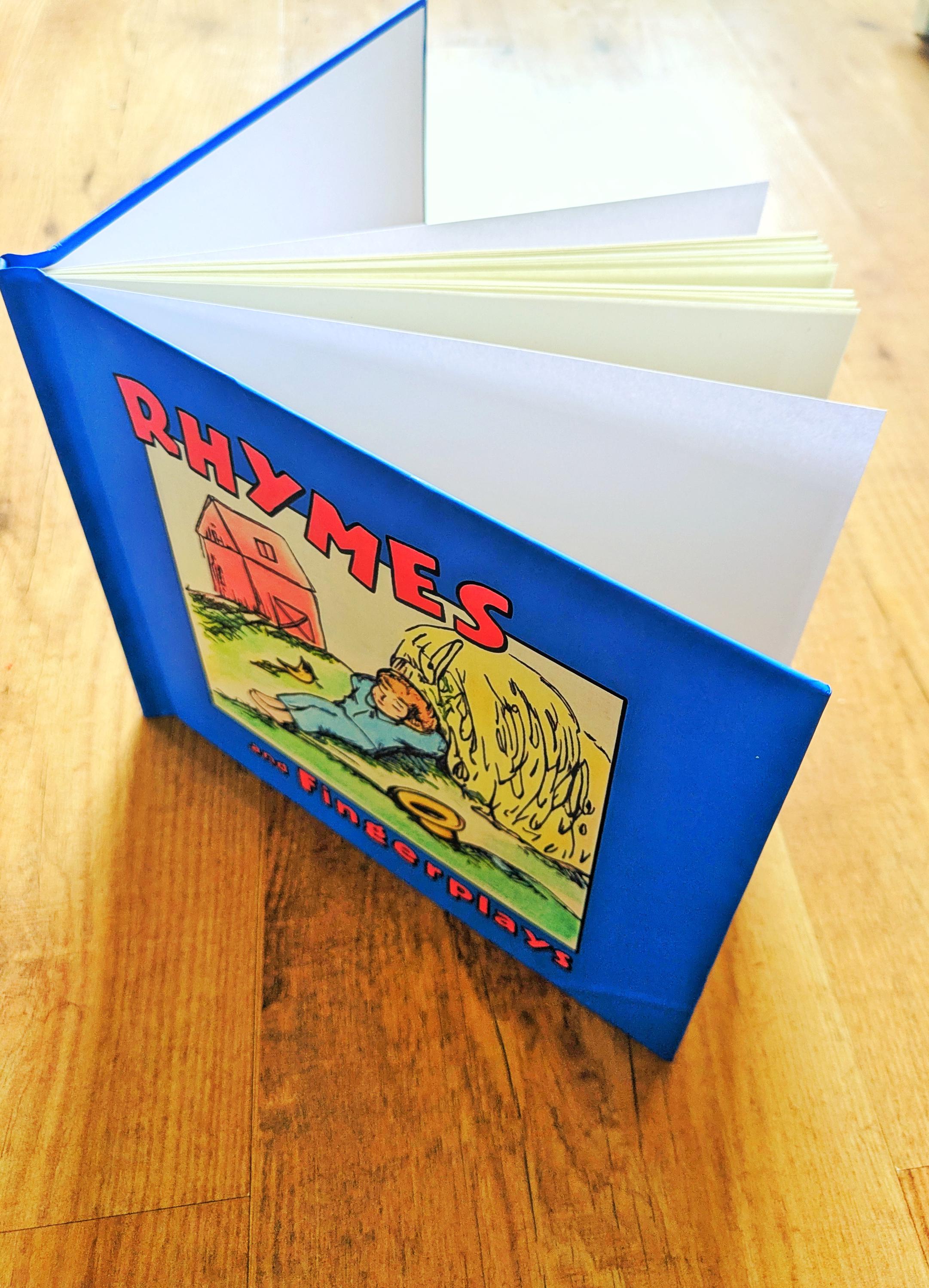 Finger Rhymes Barney Book Replica | 90s TV Prop, Display Gift - Etsy
