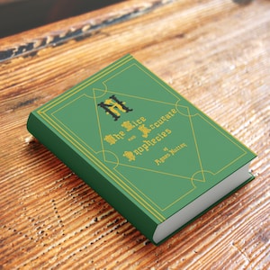 The Nice and Accurate Prophecies of Agnes Nutter Hardcover Book - A Unique In-Universe Collectible from Good Omens Exclusive Fan-Made