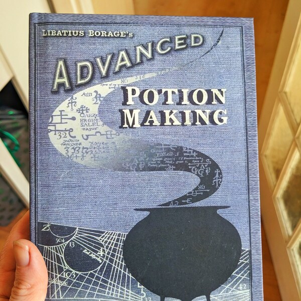 ADVANCED POTION MAKING Replica Fan-Made Harry Potter Inspired A5 Hardcover Book - Authentic Handwriting and Markings Perfect Potterhead Gift