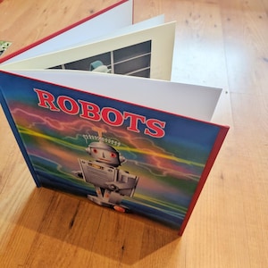 Robots Barney Book Replica | 90s TV Prop, Display Gift