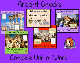 Ancient Greeks Complete Unit Lesson Bundle - Teaching Resources