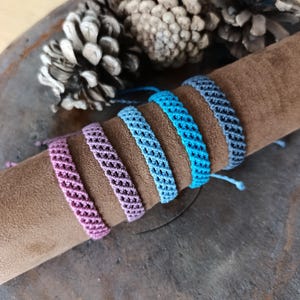Macrame bracelet - Personalization by color - Boho style