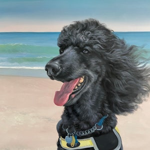 Dog Portrait Oil Painting, Custom Pet Portrait Canvas Painting Cat Portrait Custom, Personalized Pet Portrait,Dog Lover Gifts,Pet Loss Gifts