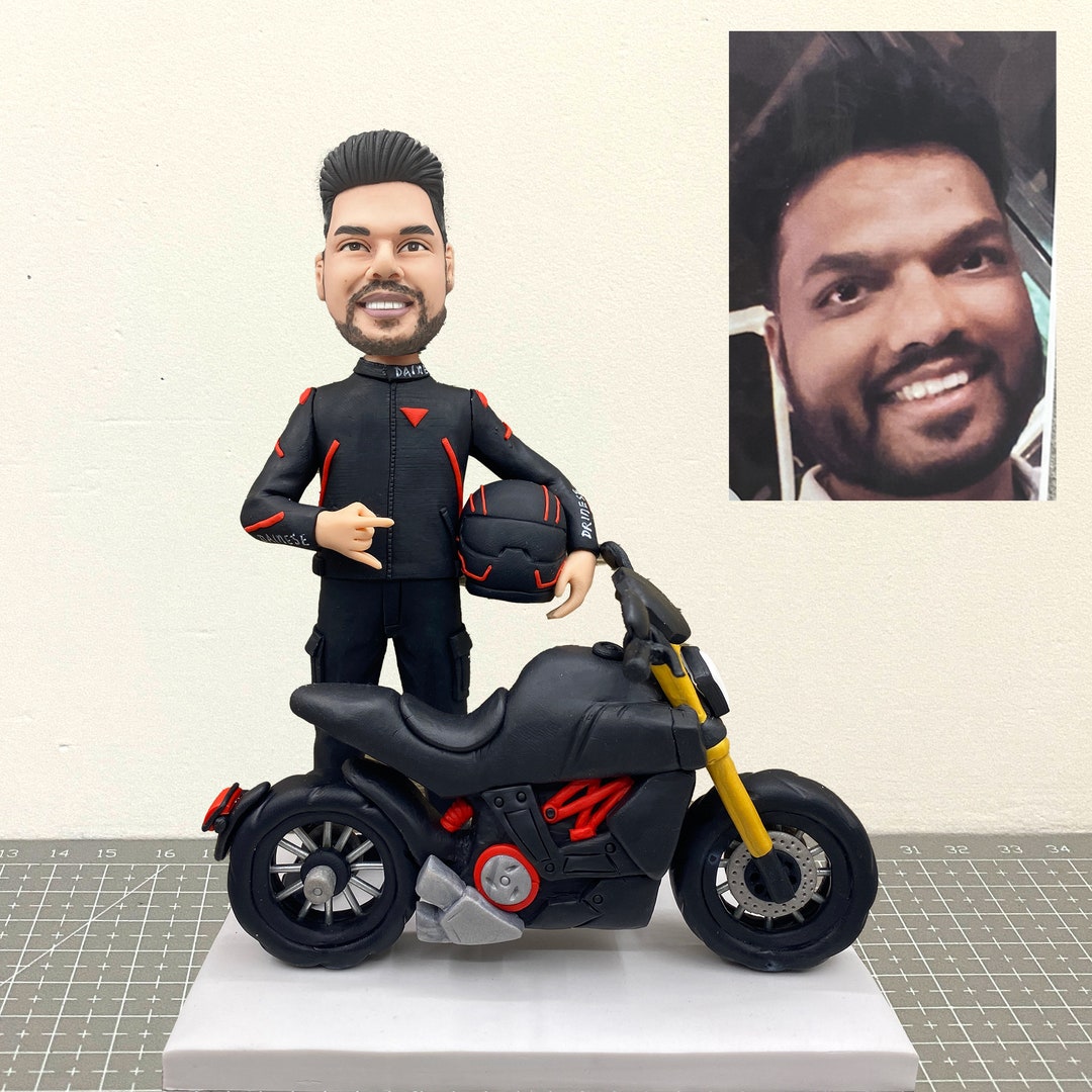 Buy Personalized Bobbleheads Custom Motorcycle Figurines Bobbleheads