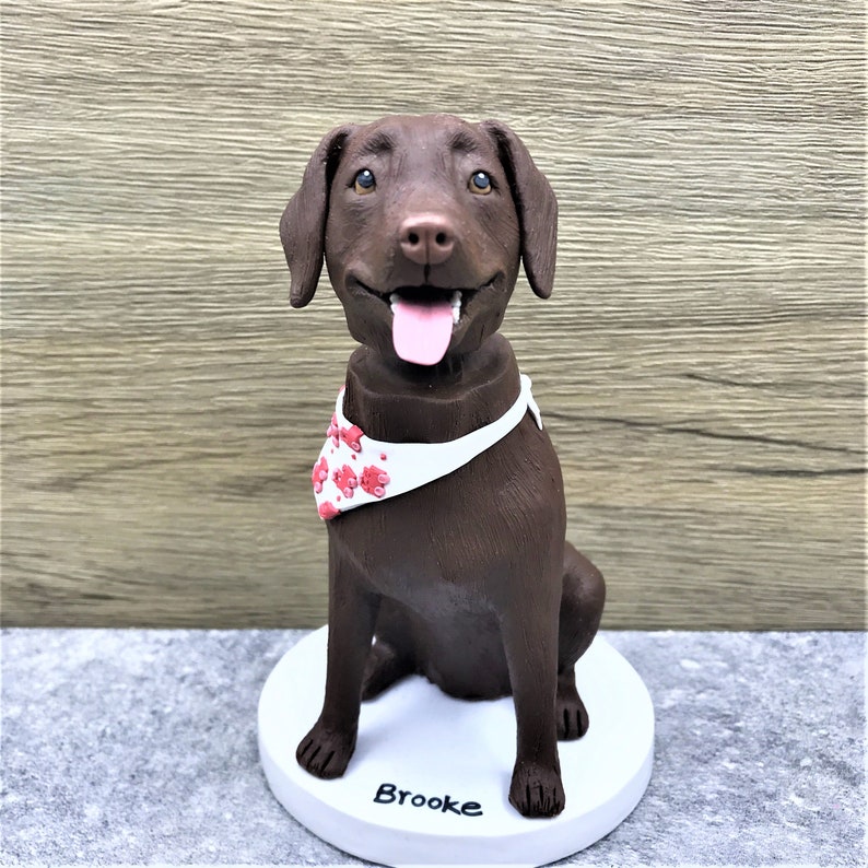 Custom Cat or Dog Figurines Animal Bobbleheads Base on Photos or Video Etsy