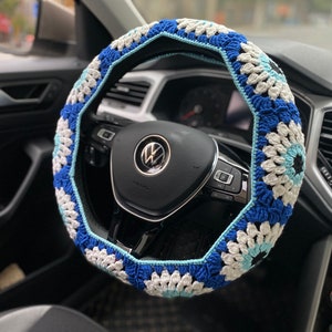 Evil Eye Steering Wheel Cover,Steer Wheel ,Crochet Steering Wheel Cover,Women car accessories,Steering Wheel Cover Crochet