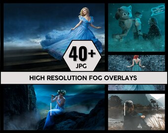 霧効果フォトオーバーレイ40種類（冬＆夏）（デジタルダウンロード）