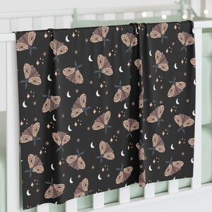 Swaddling Baby Blanket, Witchy Baby Stuff, Goth Baby Stuff, Baby Shower Gift, Boho Baby Shower, Boho Baby Decor