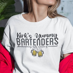 Kirk&#39;s Yummy Bartenders Shirt