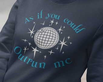 As If you Could Outrun Me, Skin of a Killer, Literary Gifts, YA Book Merch, YA Book Sweatshirt, Sparkly Vampire