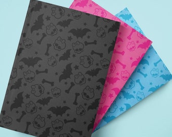 3 PACK Emo Journal,Emo Notebook,Scenecore,Elder Emo,Scene Kid,Pastel Goth,Pop Punk,2000s Emo,Emo Diary, Y2K,Hardcover Notepad,Hardback Diary