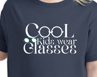 Kids Who Wear Glasses Shirt, Congenital Cataract Awareness, Cool Kids Wear Glasses Shirt, Vision Therapy, Aphakic, Cataract Surgery Gift