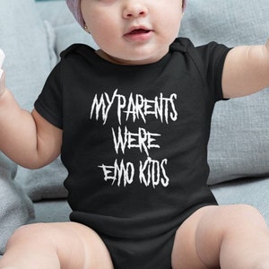 Emo Baby Clothes, Baby Emo Bodysuit, Punk Rock Baby, Alternative Baby Clothes, Punk Baby Clothes, Punk Rock, 2000s Nostalgia, Scene Kid