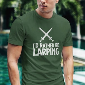 LARP Shirt, Live Action Role Play, Larpong Player Gift, Fantasy Larp, Larper Tshirt, Reemactment, Gift for a Geek, Gamer Accessories