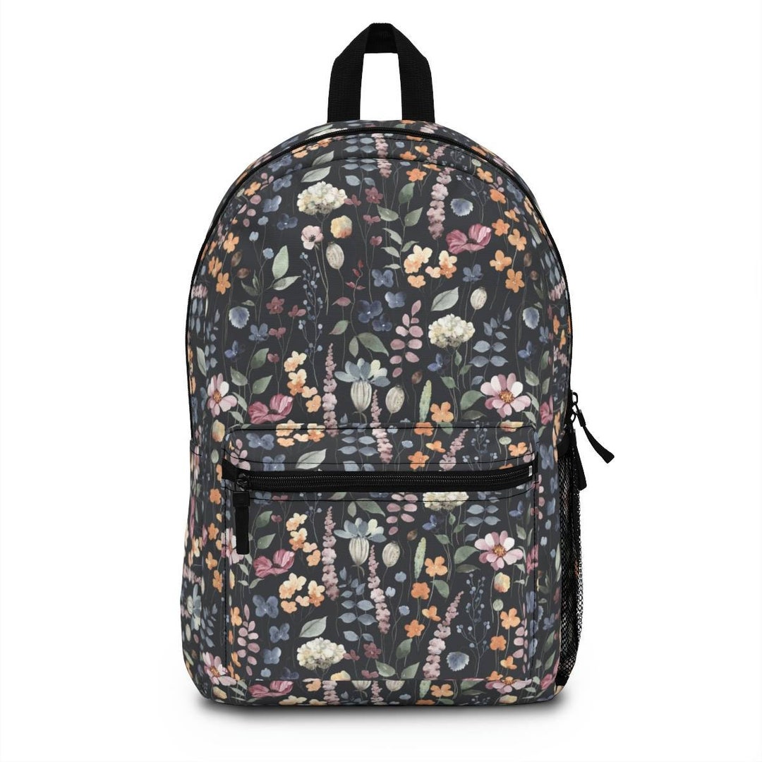 Cottagecore Backpack Botanical Backpack Laptop Backpack - Etsy
