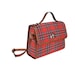 Scottish Royal Stewart Tartan Red Plaid Purse Crossbody Canvas Saddle Bag main image 0