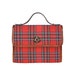 Scottish Royal Stewart Tartan Red Plaid Purse Crossbody Canvas Saddle Bag main image 1