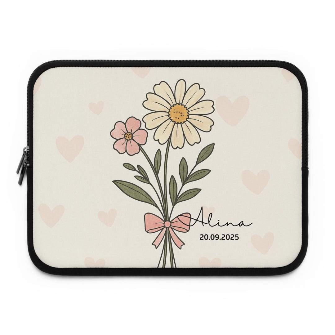 Custom Golden Retriever Laptop Sleeve, Personalized Dog Portrait Laptop ...