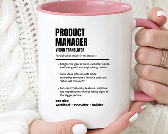 Tasse für Produktmanager, Geschenk für Produktmanager, Kaffeetasse für Produktmanagement, Geschenk für Projektmanager, Tasse für Produktverantwortliche, Geschenk für Technikexperten
