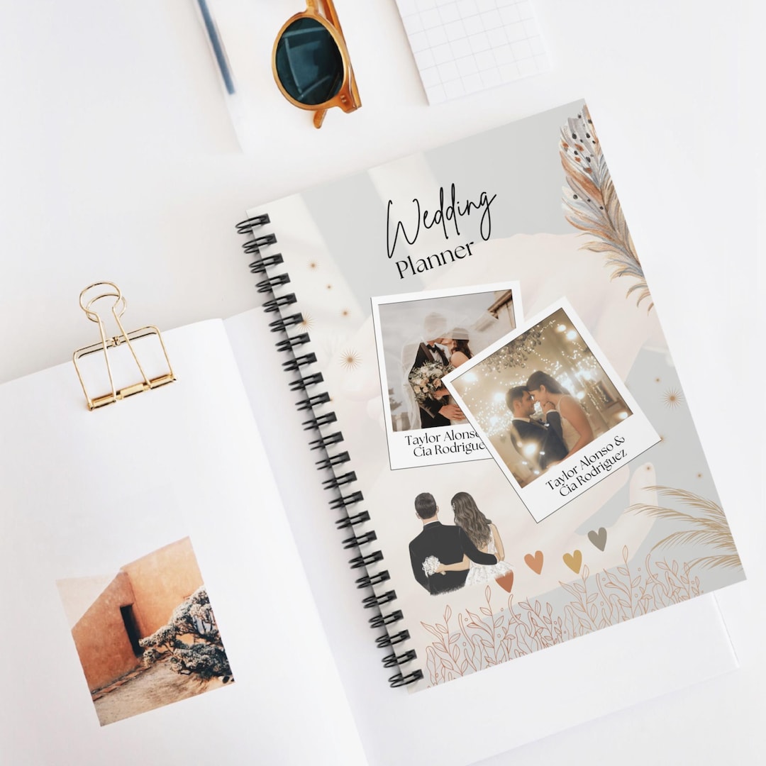 Custom Wedding Planner Notebook, Personalized Wedding Journal, Bride to ...