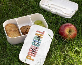 Personalized Unicorn Lunch Box, Magical Wooden Lid Bento Box