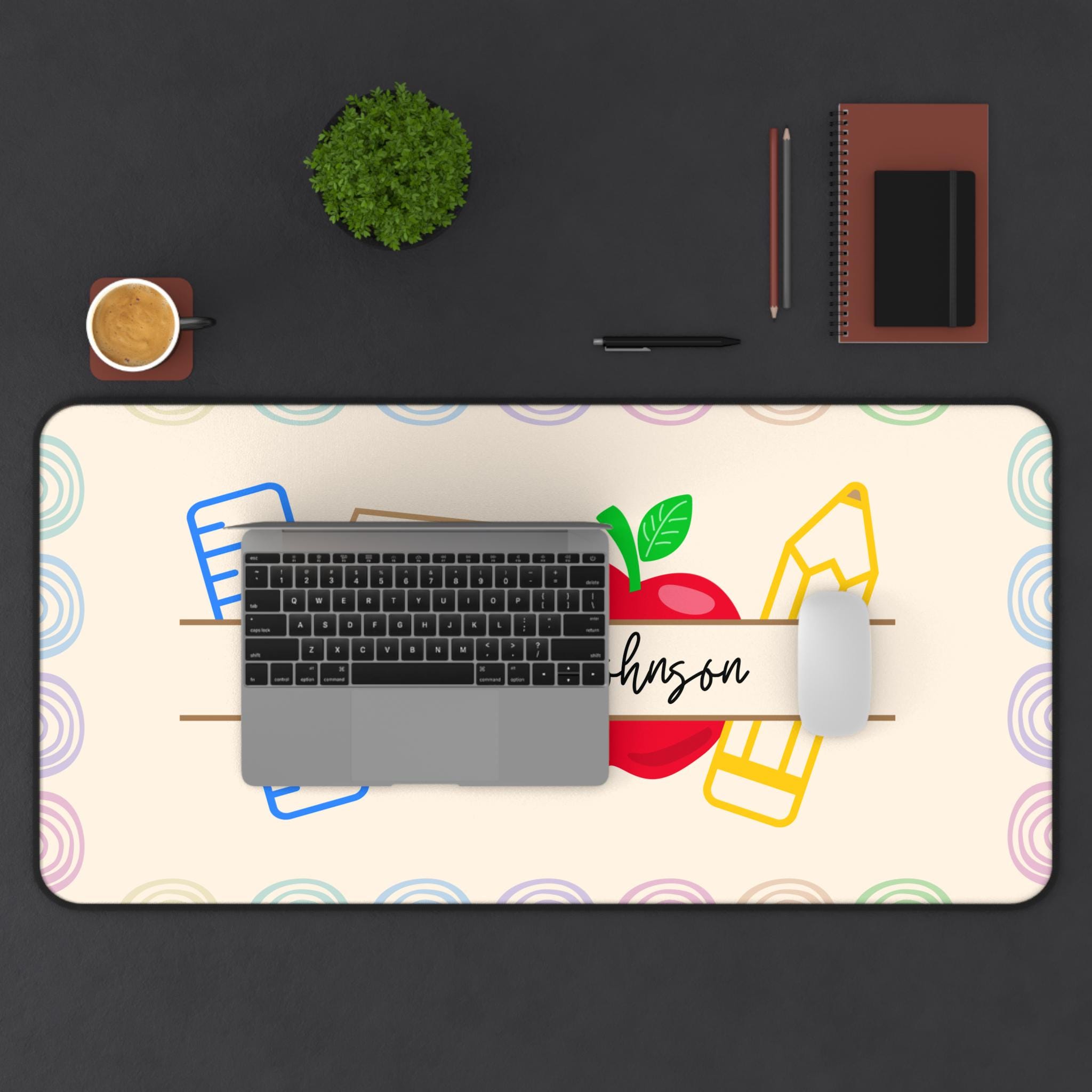 Custom Teacher Desk Mat, Personalized Name Desk Mat for Teacher ...