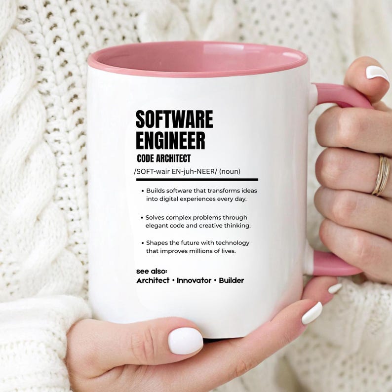 software engineer, software mug, engineer gift, programmer mug, coding gift, developer mug, full stack mug, coder coffee, coding mug, tech office mug, cs graduate gift, software dev, coding present